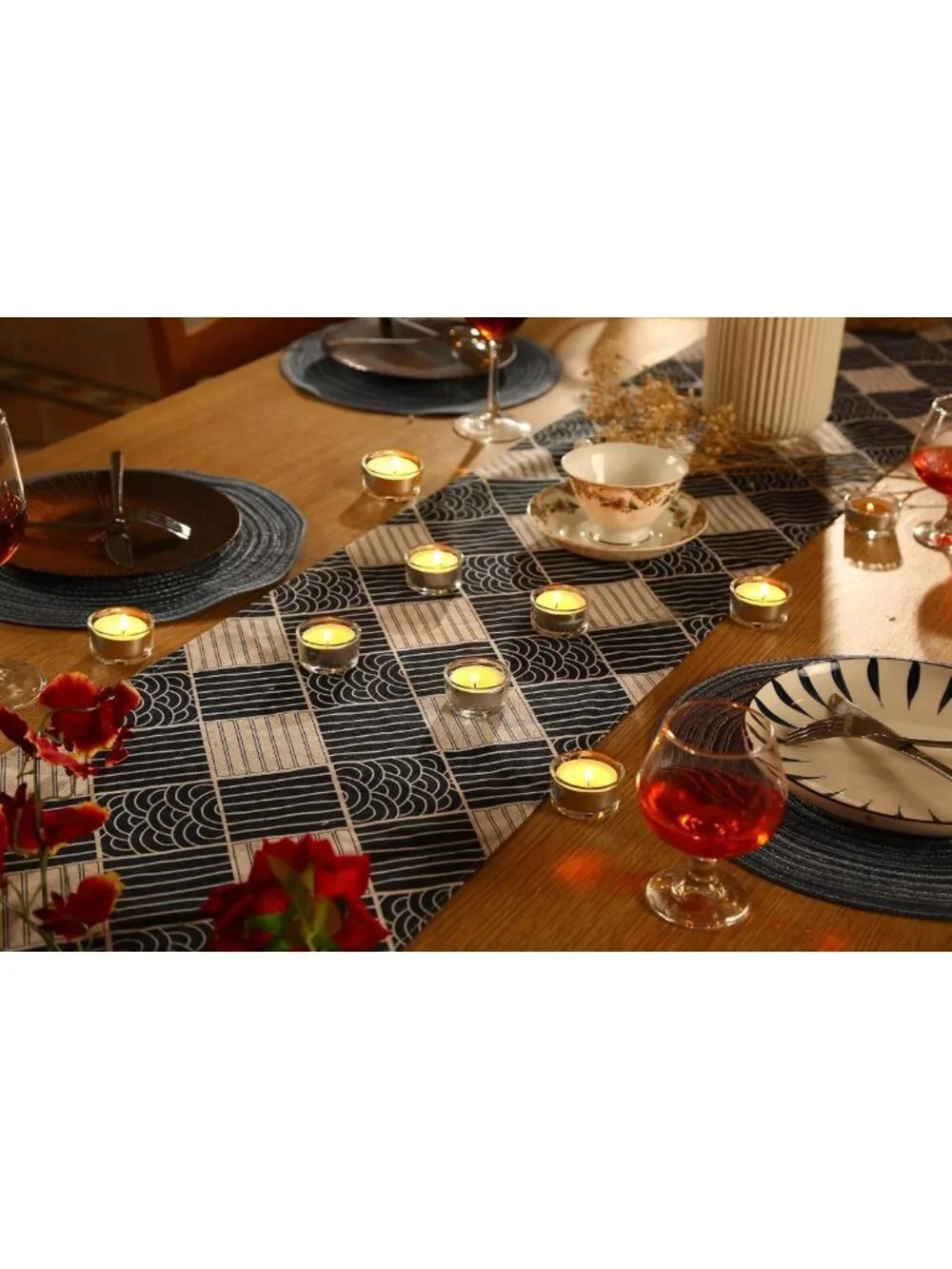30 PCS Clear Glass Tealight Candle Holders for Weddings & Parties, 1.5